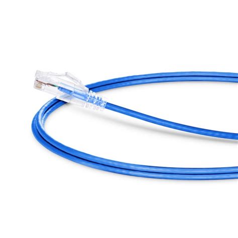 7ft Ethernet Cable 28 AWG Ultra Slim Cat6 Cable Blue FS