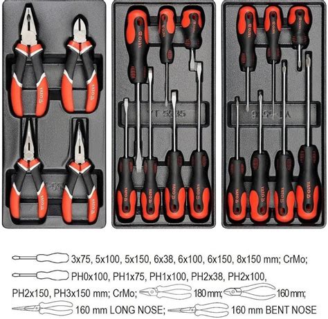 Yato - Dielenský vozík s náradím 177ks (YT-5530) — Q-parts autodiely