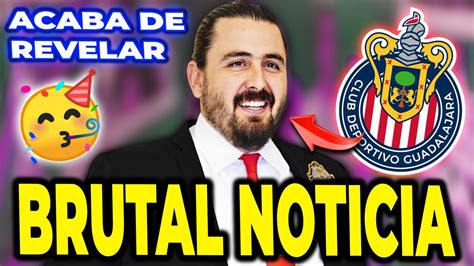 Amaury Vergara Acaba De Confirmar Esta Brutal Noticia A Las Chivas