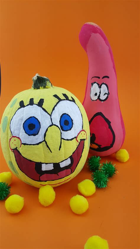 Feeling Creative You Can Make This Diy Spongebob Painted Pumpkin And