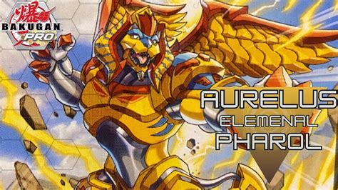 Bakugan Pro Aurelus Elemental Platinum Pharol Review Youtube