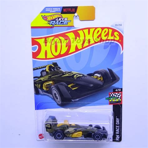 Hitam Hot Wheels Hw Trac Black Racing Car Shopee Malaysia