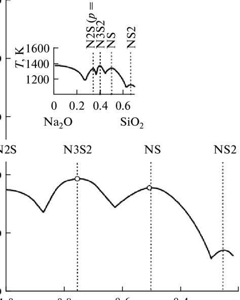 Phase Diagram Of The Na O Sio System As A Function Of The Silica