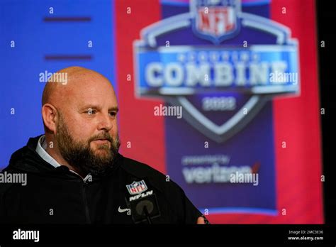 New York Giants Head Coach Brian Daboll Speaks During A Press