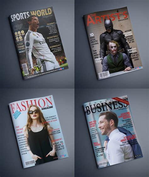 Covers Of Magazines Behance