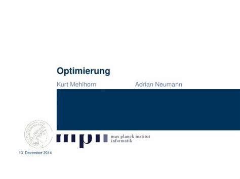 PDF Optimierung Resources Mpi Inf Mpg De Weitere