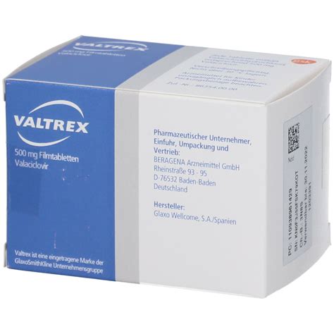 Valtrex Mg St Mit Dem E Rezept Kaufen Shop Apotheke