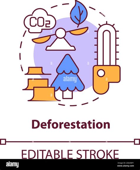 Icono De Concepto De Deforestaci N Imagen Vector De Stock Alamy