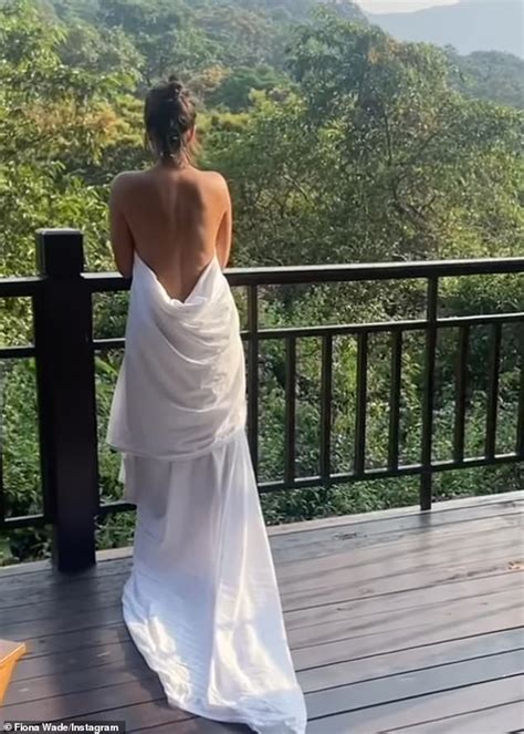 Emmerdale Star Fiona Wade 45 Strips Topless And Poses In A Skimpy Bikini As She Enjoys Lavish