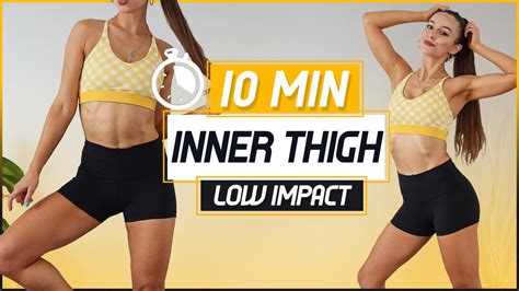 10 Min Inner Thigh Workout Without Equipment Low Impact Floor Only