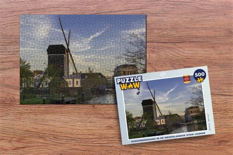 Puzzel Zon Molen Leiden Legpuzzel Puzzel Stukjes Bol