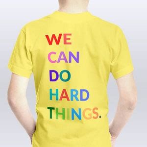 We Can Do Hard Things Svg, Art Svg, Inspirational Quote Svg, Rainbow ...