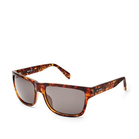 Rayner Rectangle Sunglasses Fossil