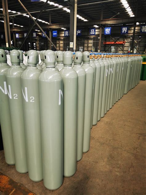 47L230bar High Pressure Vessel Seamless Steel Nitrogen N2 Gas Cylinder