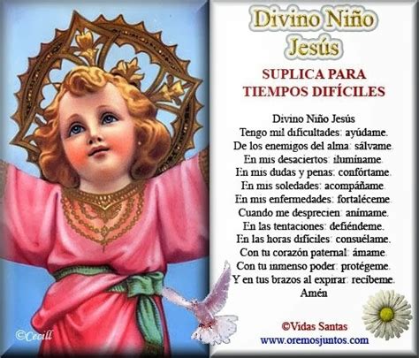 Oración Milagrosa Divino Niño Jesus