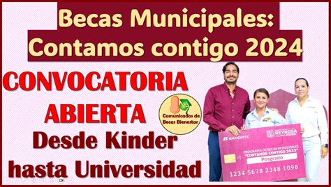 ≫ Disponible Las Becas Municipales 2024 De Kinder Hasta Universidad