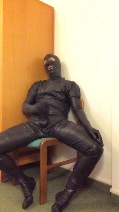 Masturbating In Rubber Catsuit Gay Masturbation Porn Xhamster