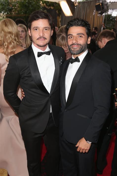 Pictured: Pedro Pascal and Oscar Isaac | Oscar Isaac's Sexiest Pictures at the 2016 Golden ...