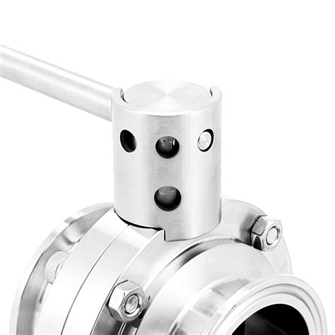 stainless steel  tri clover compact butterfly valve pull trigger