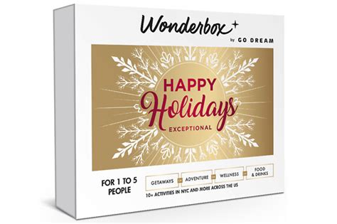 Gift Box Happy Holidays Exceptional WONDERBOX