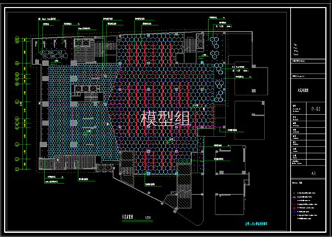 现代一套超市设计cad施工图，商业零售cad竣工图下载 素材下载模型组cad设计图纸库