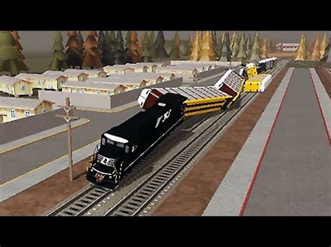 Compilation Of USA Train Atlantic Autorack In Rails Unlimited Roblox