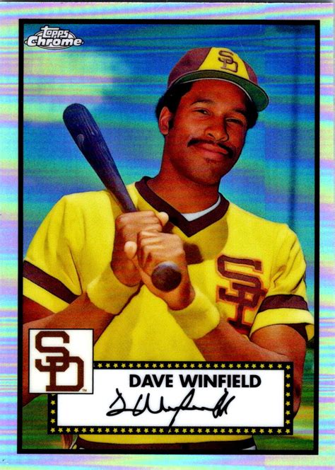 Topps Chrome Platinum Anniversary Refractors Dave Winfield