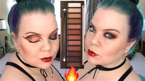 Urban Decay Naked Heat Palette Makeup Tutorial Double Take Youtube