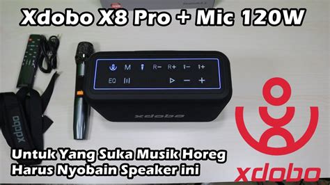 Xdobo X8 Pro 120W Bluetooth Speaker Suara Ngebass Batre Besar Cocok