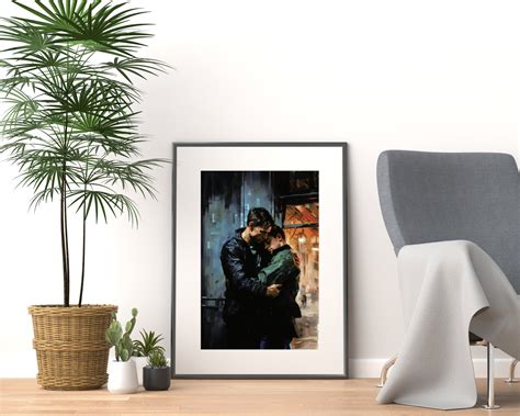 Gay Art Print Gay Couple LGBTQ Wall Poster Home Decor Wall Art Gay