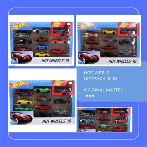 Jual Hot Wheels Giftpack Isi Bebas Pilih Mattel Gp Kab Sleman H M Toys Tokopedia