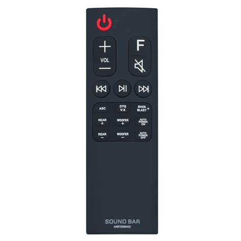 AKB75595402 Replace Soundbar Remote Control Fit For LG Sound Bar