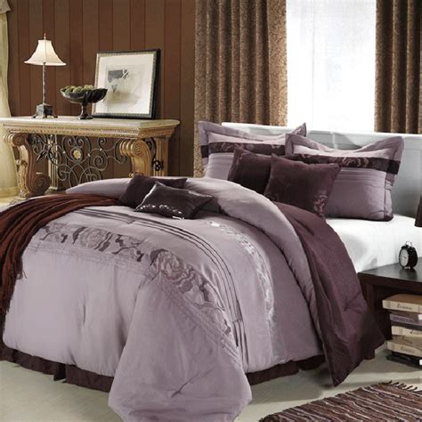 Highpoint Plum 8 Piece Queenking Comforter Set Free Shipping Today 14338110