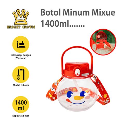 Jual Bright Crown Botol Tumbler Mixue Ml Botol Minum Viral