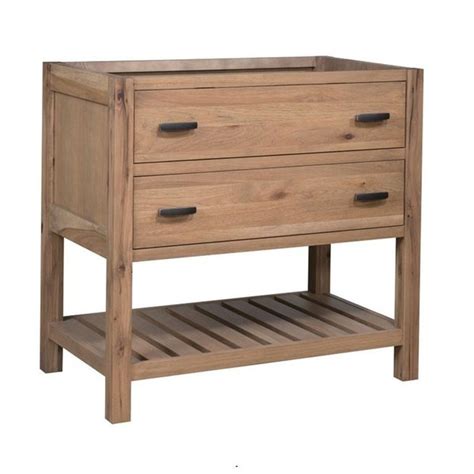 Open Shelf Bathroom Vanity From Dutchcrafters Amish Furniture