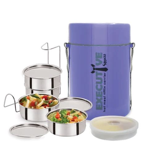 Plastic Shree S S Insulated Tiffin Box Hot Meal 4 800 ML At Rs 352 In Vasai