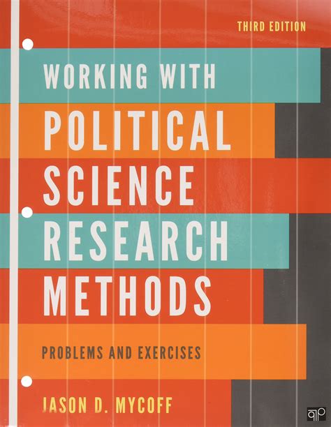 Isbn 9781452218885 Political Science Research Methods 7th Edition And Working With Political