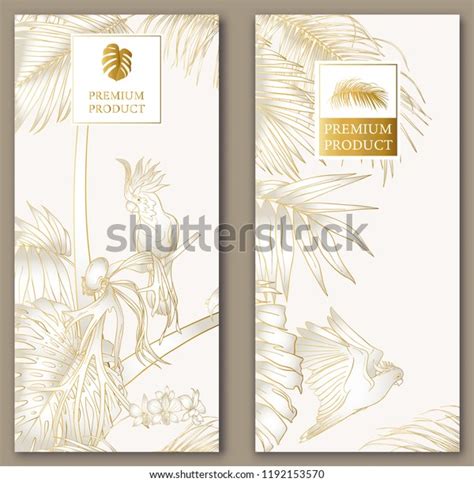 Set Two Templates Label Premium Product Stock Vector (Royalty Free ...