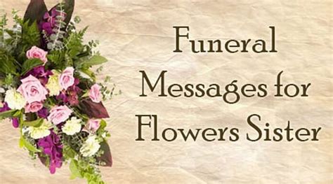 Funeral Flower Card Messages Examples