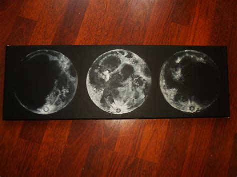 Moon Phases Painting at PaintingValley.com | Explore collection of Moon ...