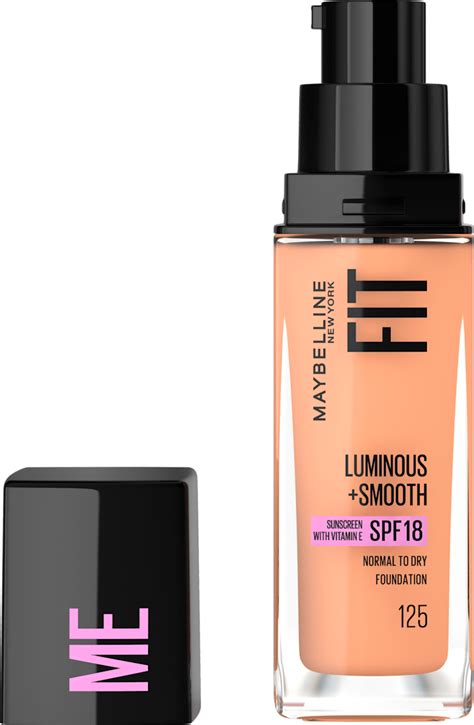 MAYBELLINE NEW YORK Foundation Fit Me Liquid 125 Nude Beige LSF 18 30 ml dauerhaft günstig
