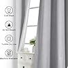 Amazon Chyhomenyc Grey Blackout Curtains 84 Inches Long For