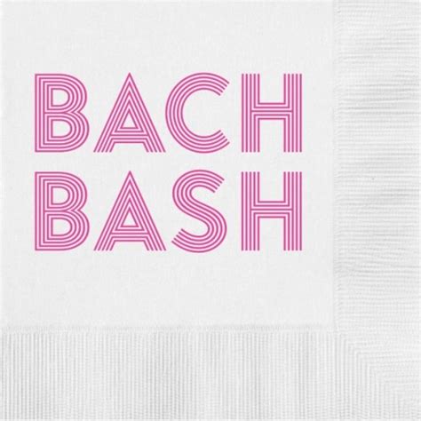 Bach Bash Beverage Napkins