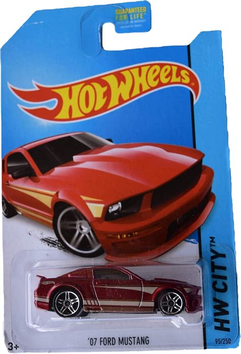 Amazon Hot Wheels City Ford Mustang Red Toys Games