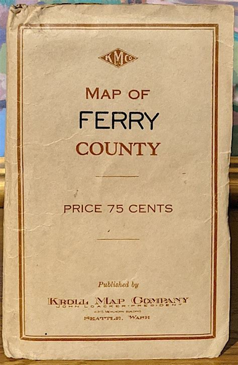 Map of Ferry County | Kroll Map Company