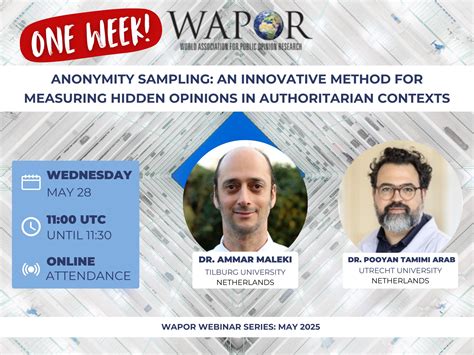 WAPOR - There is still time to register to our May... | Facebook