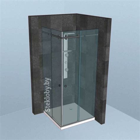 ДУШЕВЫЕ кабины из СТЕКЛА. Стеклянные душевые перегородки купить на ...