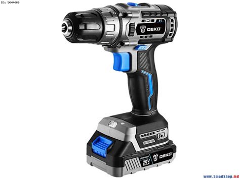 Аккумуляторная дрель-шуруповерт Deko Tools DKBL20DU3-HS2 (Grey/Black ...