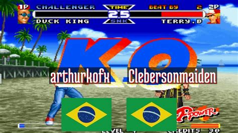 Real Bout Fatal Fury Sp Arthurkofx Br Vs Clebersonmaiden Br