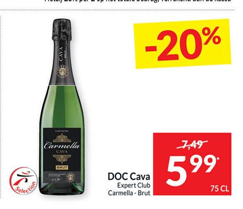 Doc Cava Expert Club Carmella Brut Cl Promotie Bij Intermarch